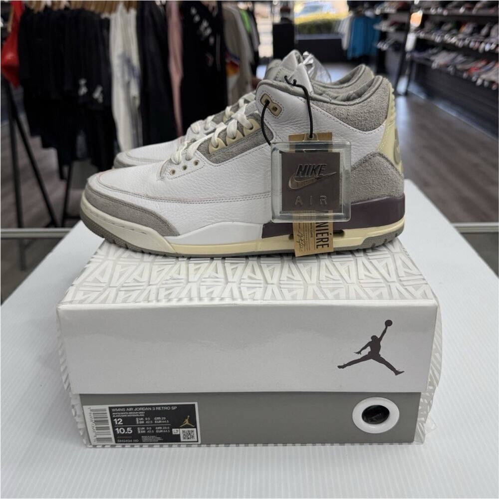 Size 10.5M - A Ma Maniére X Air Jordan 3 Retro SP Violet Ore DH3434-110